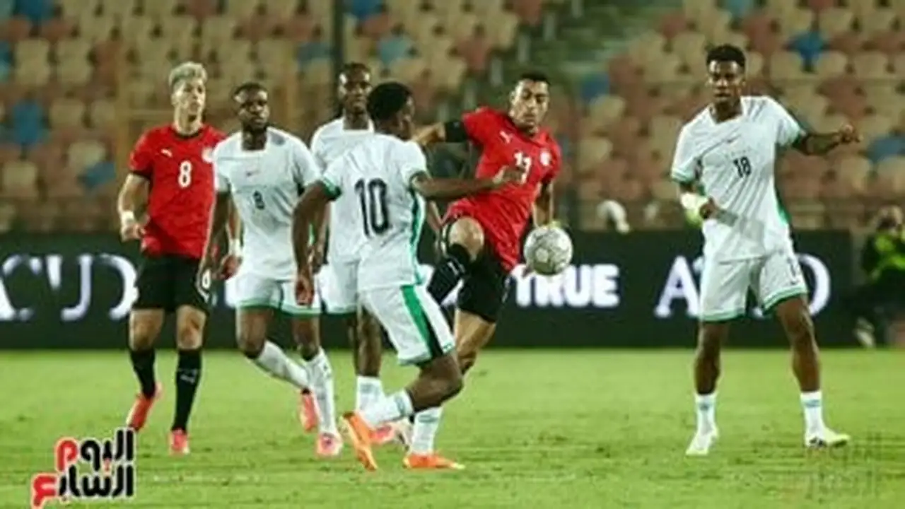 مصطفى محمد يعزز تقدم المنتخب الوطني بهدف ثاني في مرمى نيجيريا